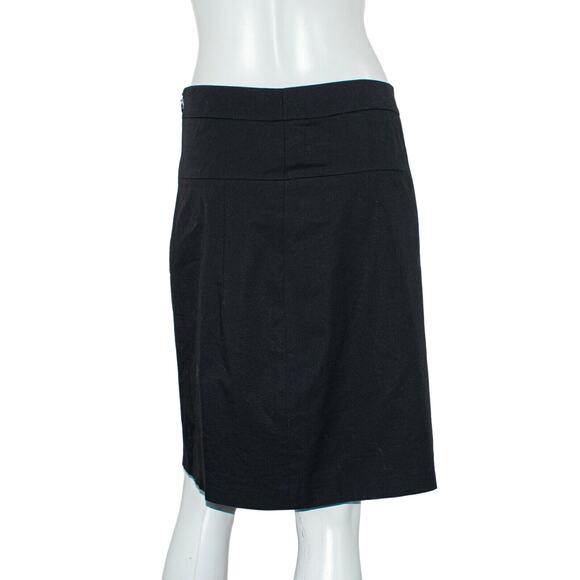 Jil Sander Navy collection Women's Pencil Skirt Black Size 36 Made in Italy - Picture 2 of 7